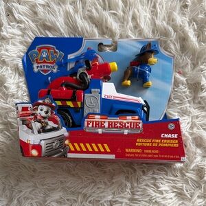PAW Patrol Fire Rescue Cruiser - Red, Blue, and White
